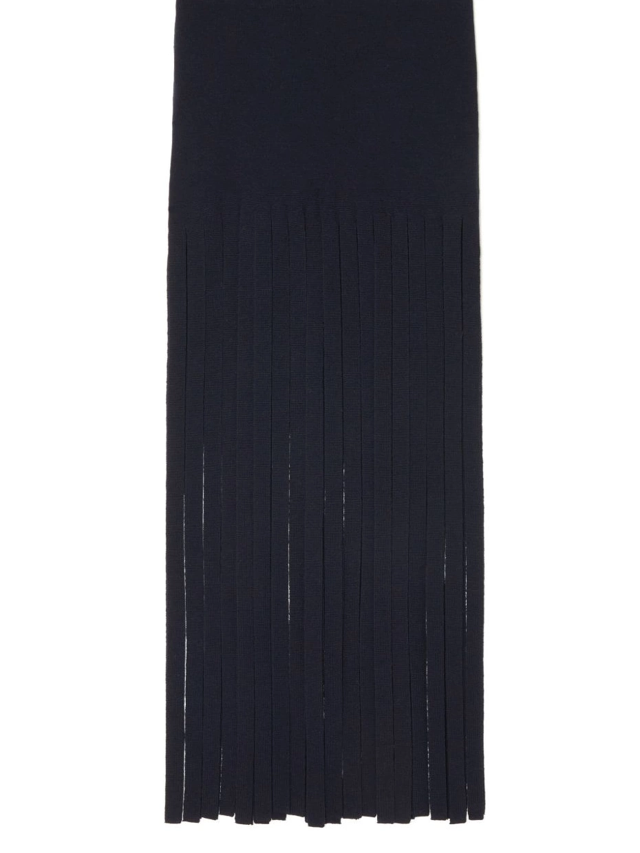 Cheap Eclectic fringed wool skirt Women Alanui 0424